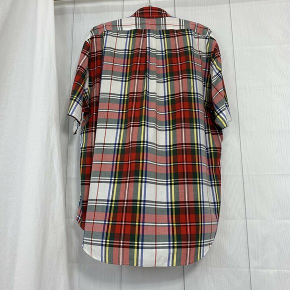 Ralph Lauren Blue Label Men’s L Red Blue White Pla - Picture 5 of 6